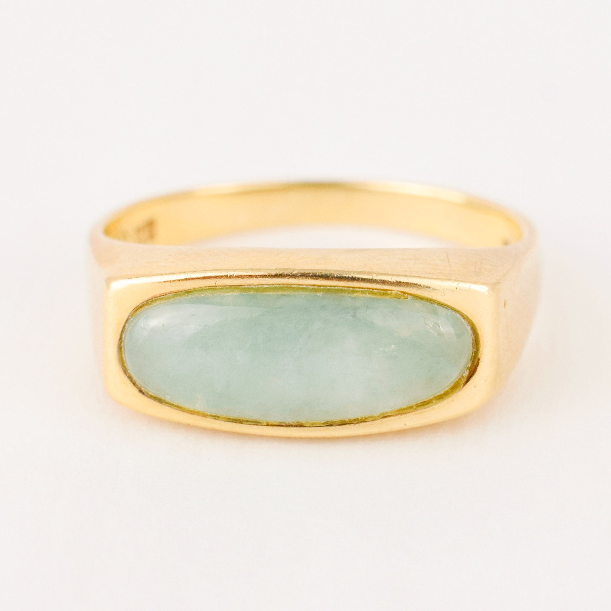 Chalcedony Saddle Ring