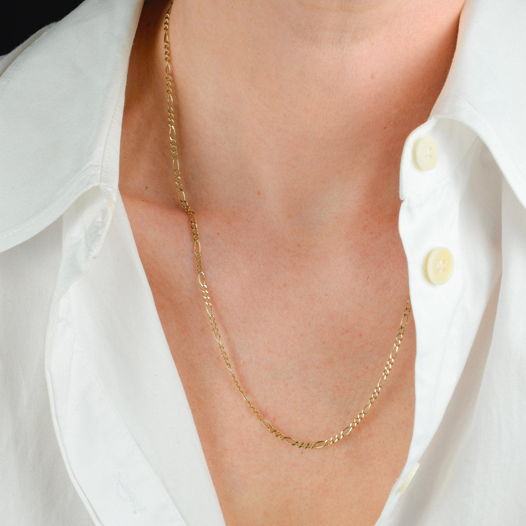 21" Figaro Chain Necklace