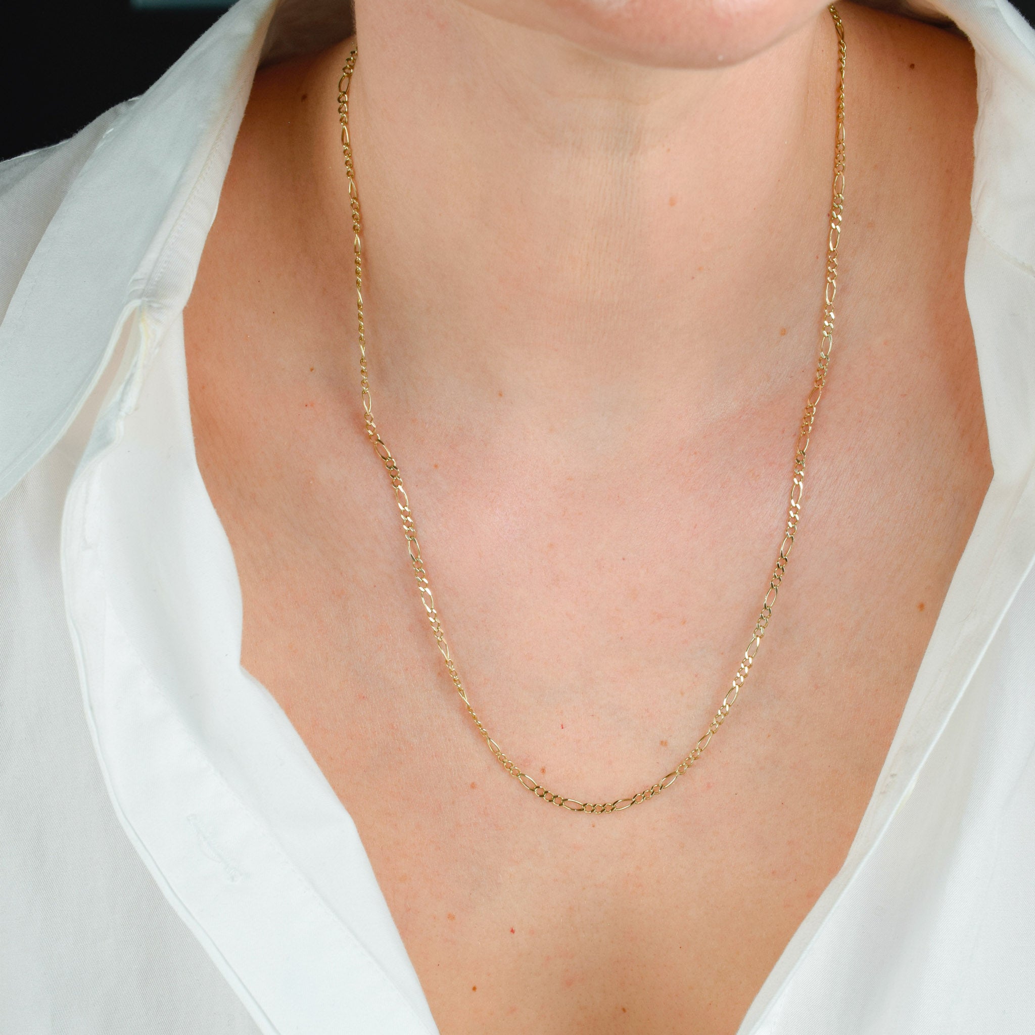 21" Figaro Chain Necklace