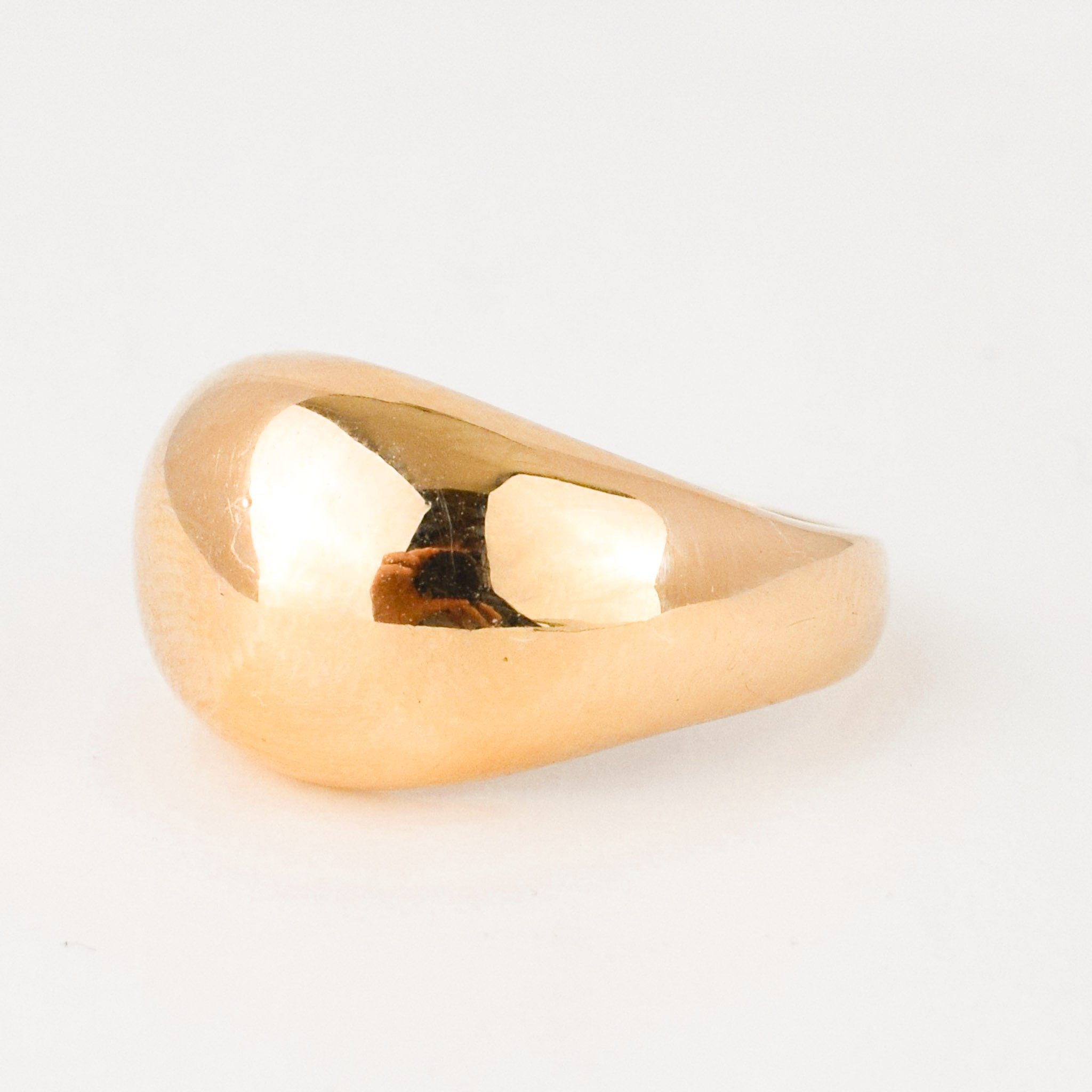 Vintage gold domed ring 