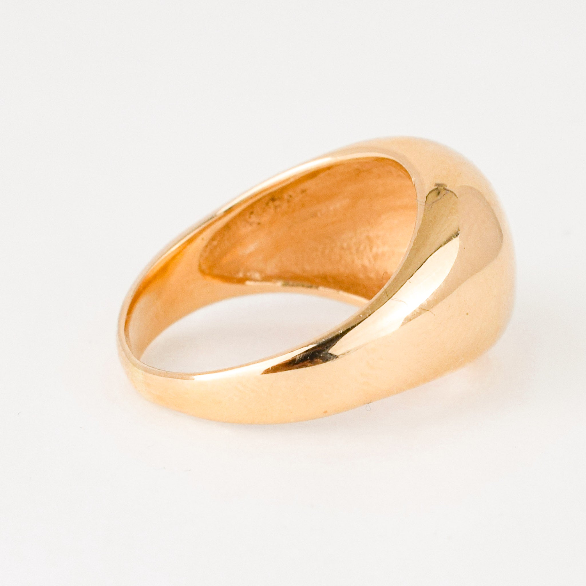 Vintage gold domed ring 