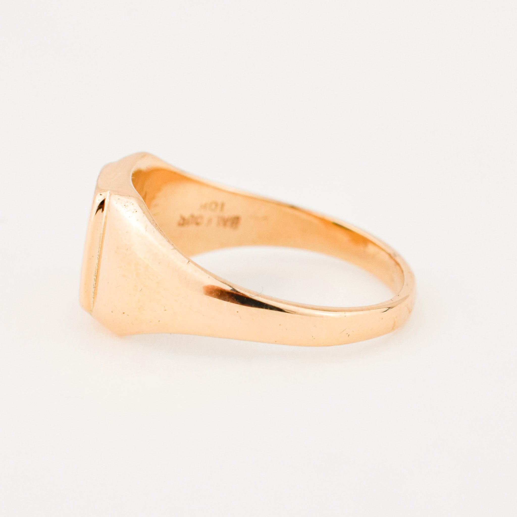 vintage 'EJC' gold Signet ringvintage 'EJC' gold Signet ring