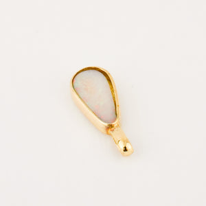 Bezel Set Opal Pendant