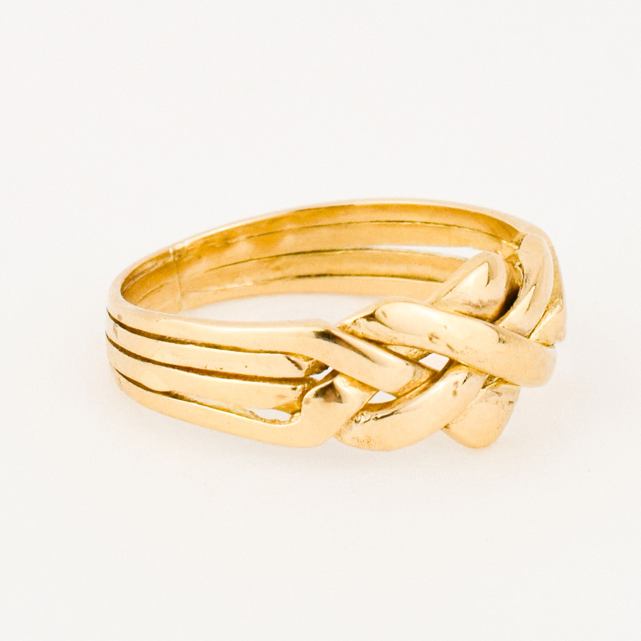 vintage gold puzzle ring