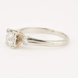 antique old european cut diamond engagement ring