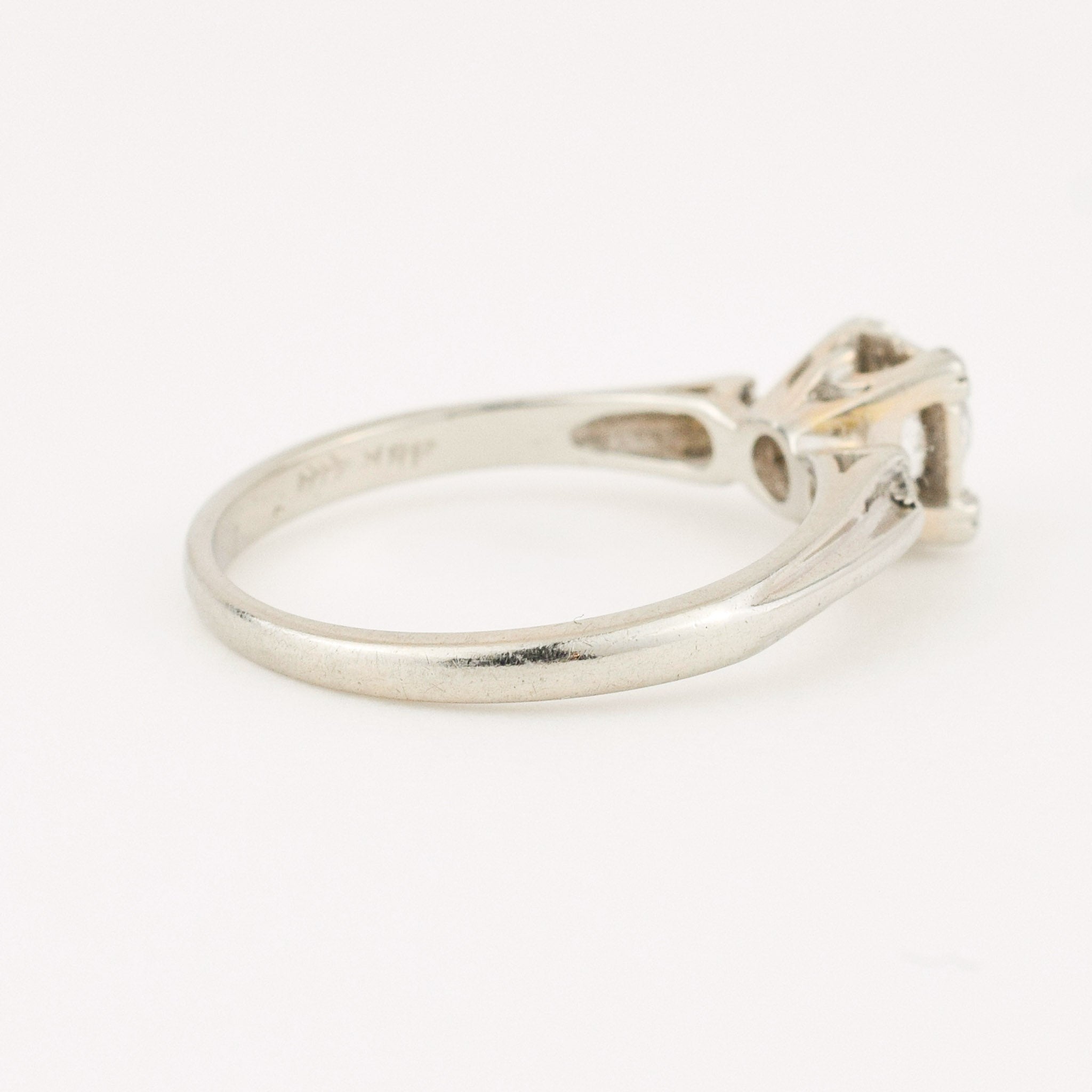 antique old european cut diamond engagement ring
