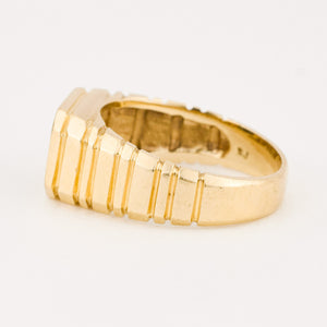 vintage 14k gold staircase ring