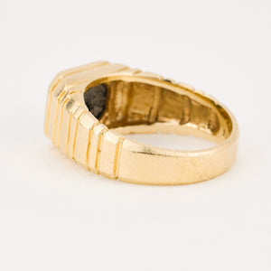 vintage 14k gold staircase ring