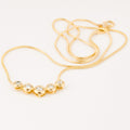 vintage gold graduated diamond necklace 