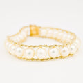 7" Antique Pearl and Rope Chain Bracelet