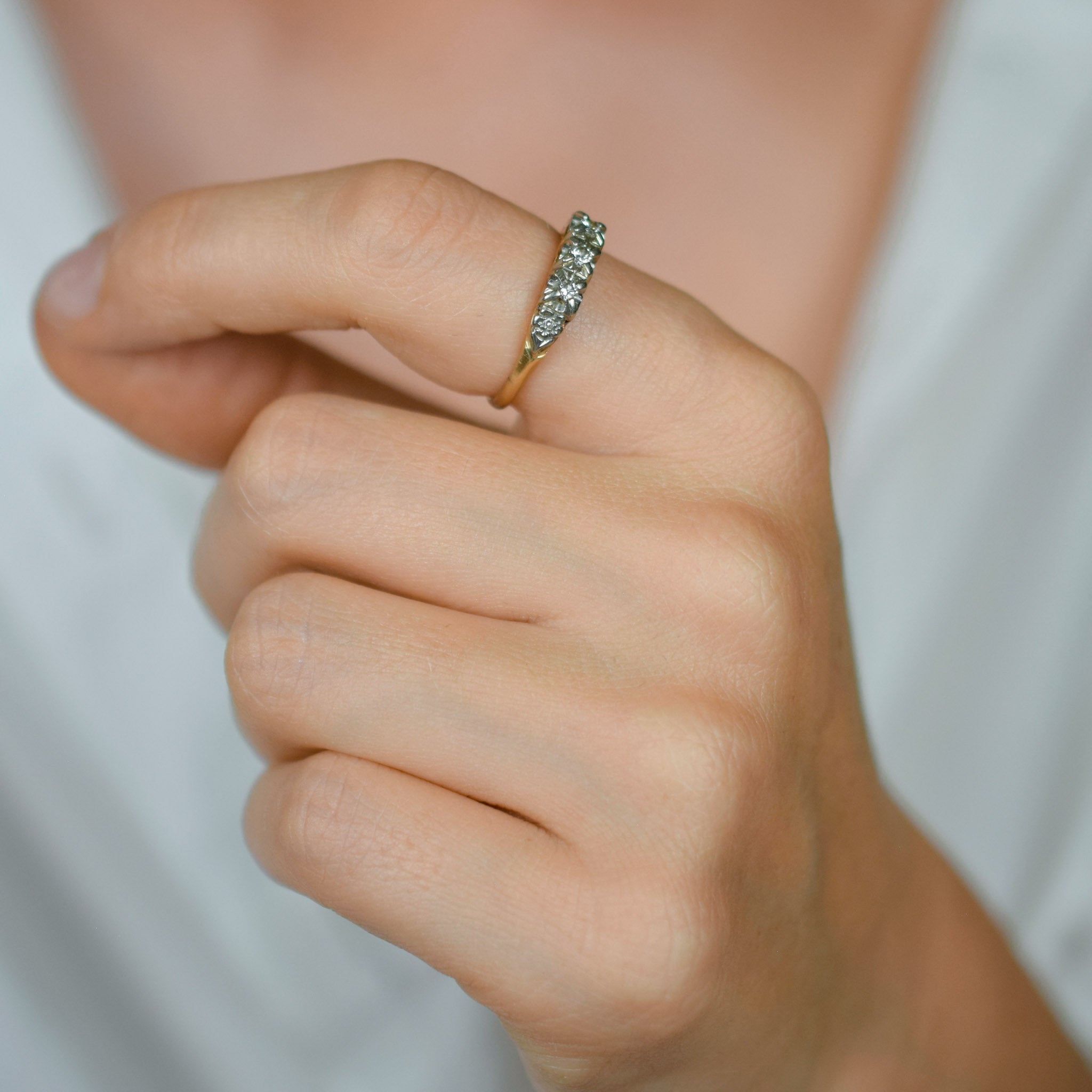 vintage diamond band 