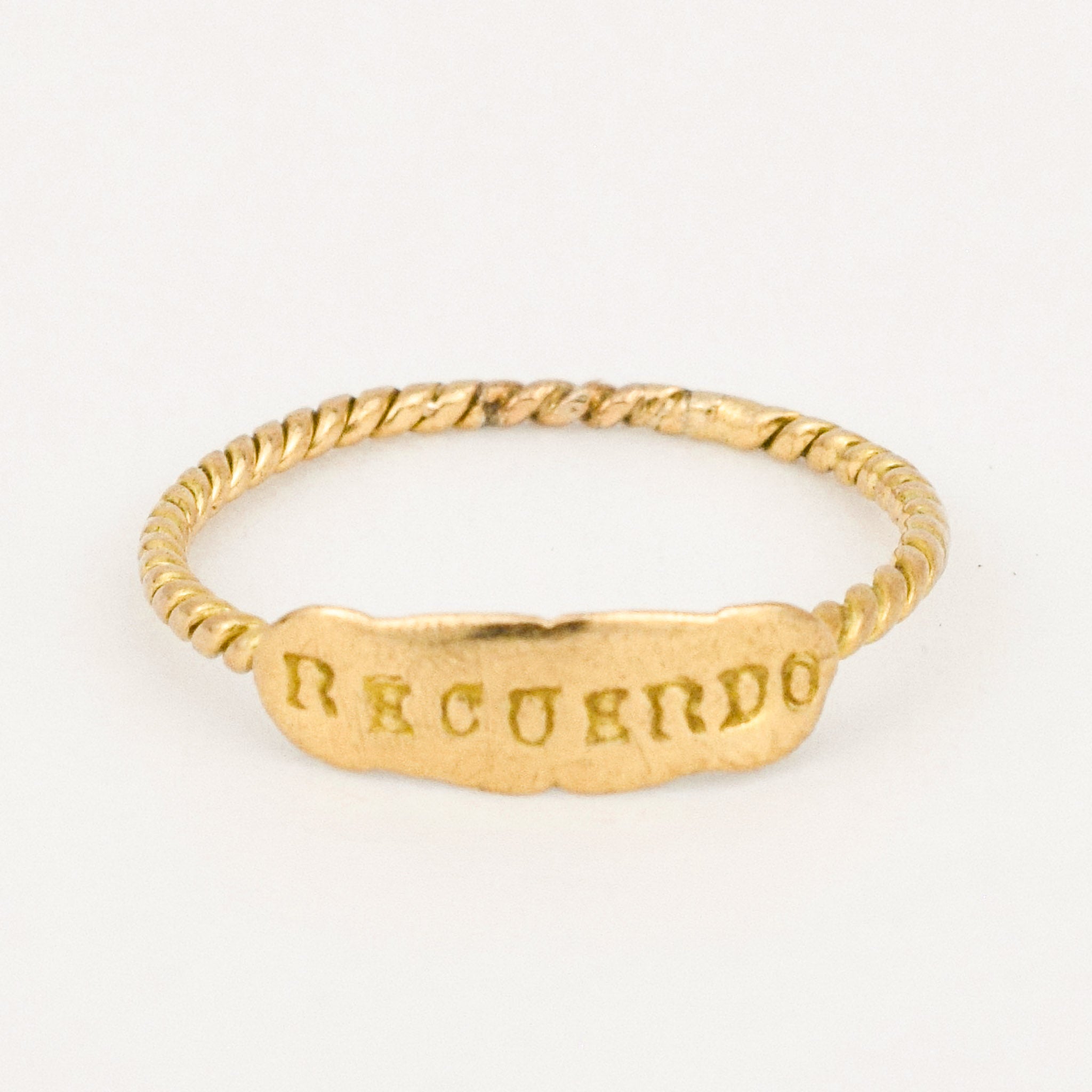 Antique Recuerdo Mourning Ring