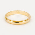vintage gold milgrain wedding band  