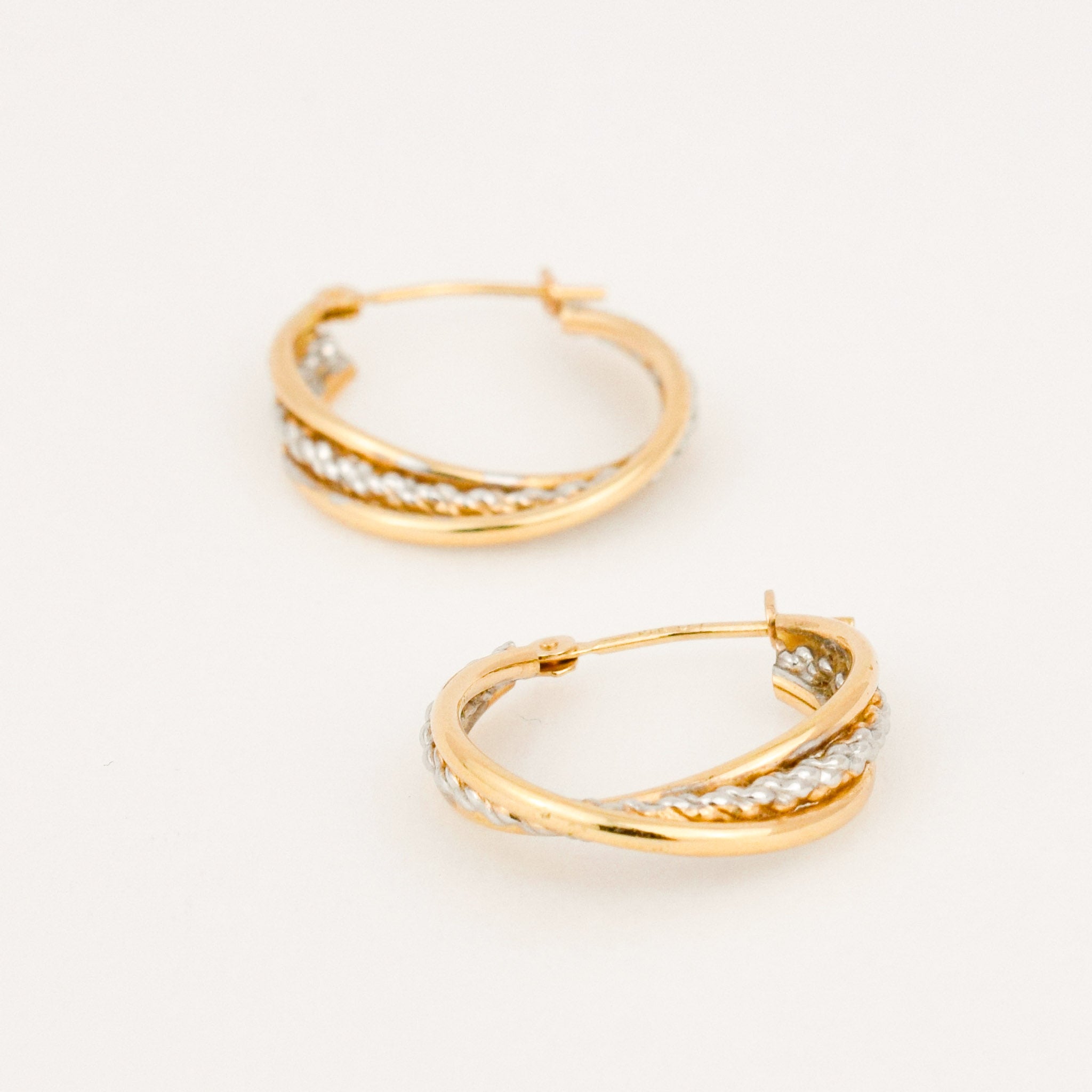 vintage gold hoop earrings