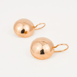 Retro Circular Drop Hoops
