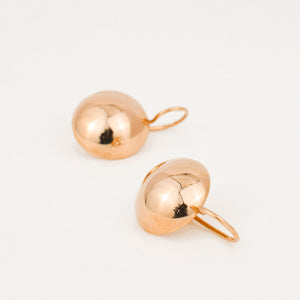 Retro Circular Drop Hoops