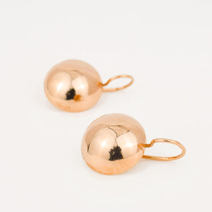 Retro Circular Drop Hoops