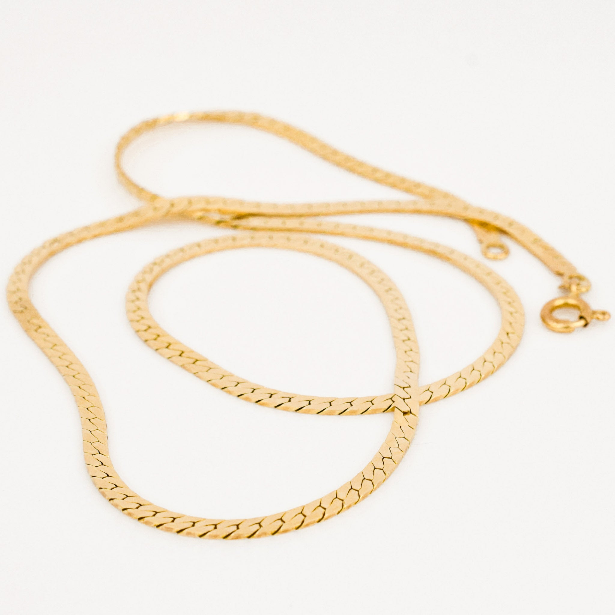 vintage 18.25" Herringbone Chain 