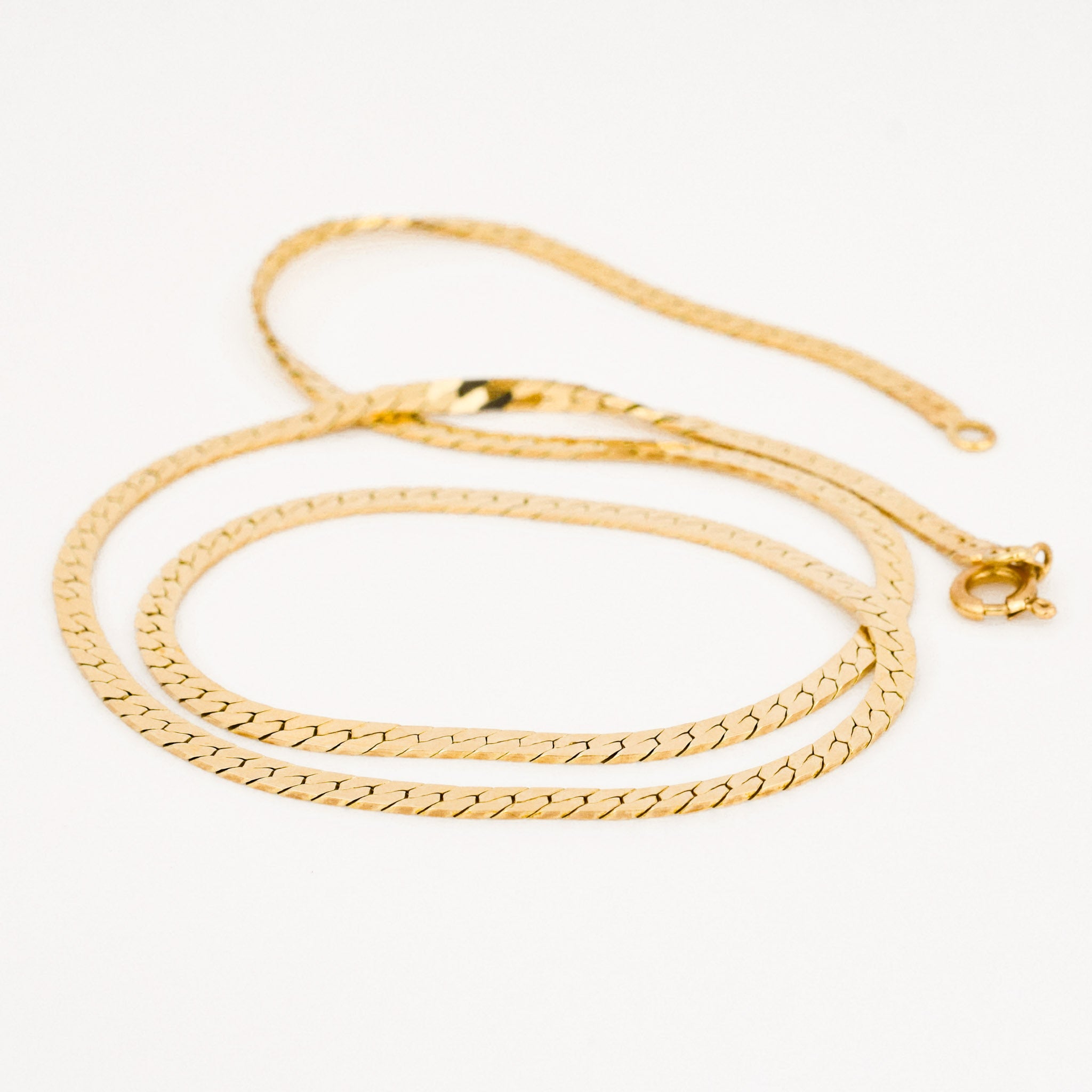 vintage 18.25" Herringbone Chain 