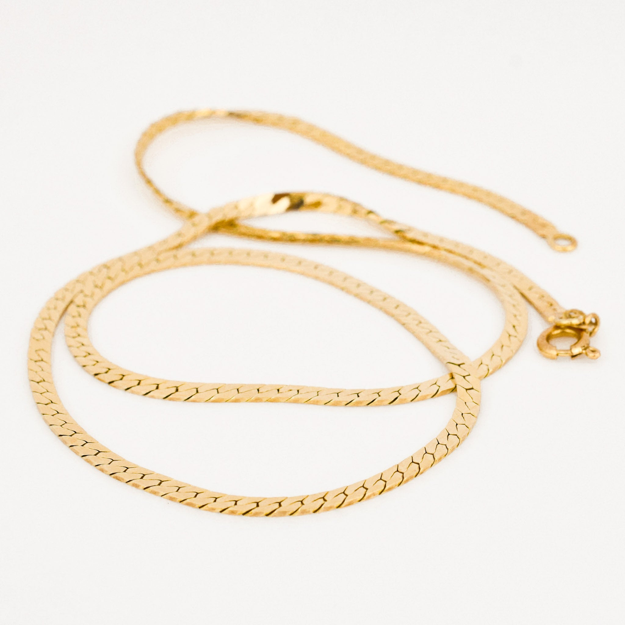 vintage 18.25" Herringbone Chain 