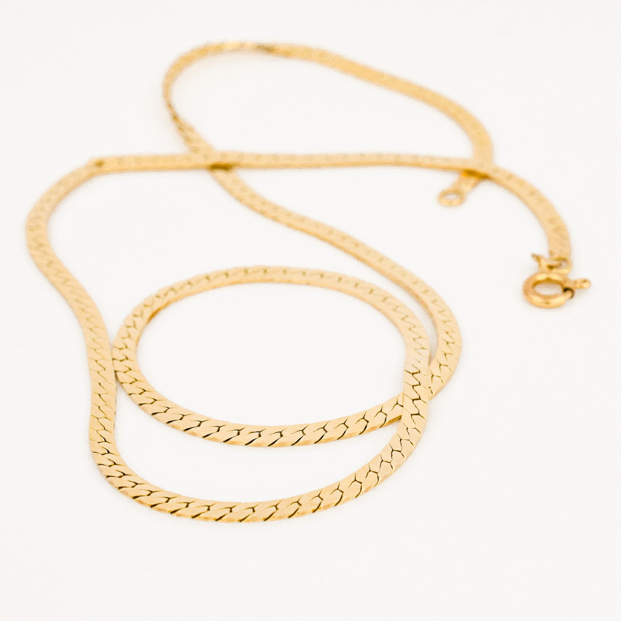 vintage 18.25" Herringbone Chain 