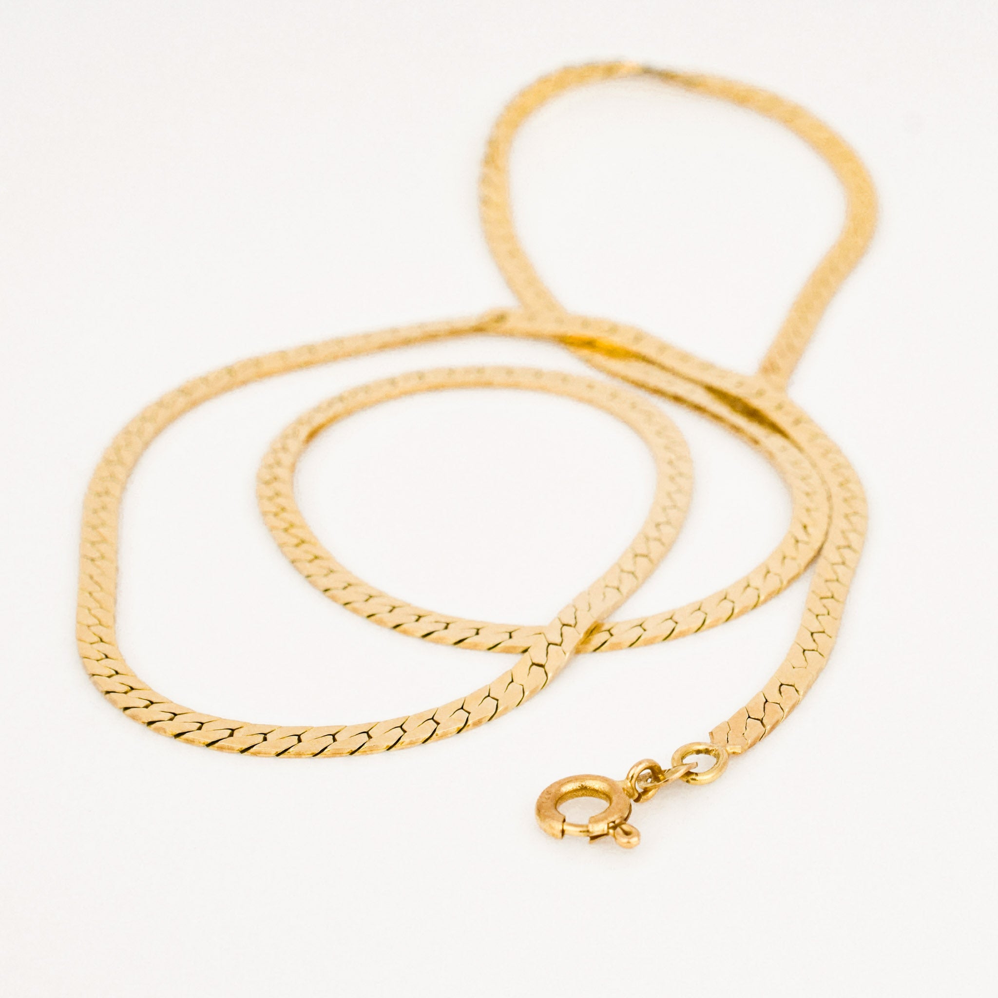 vintage 18.25" Herringbone Chain 