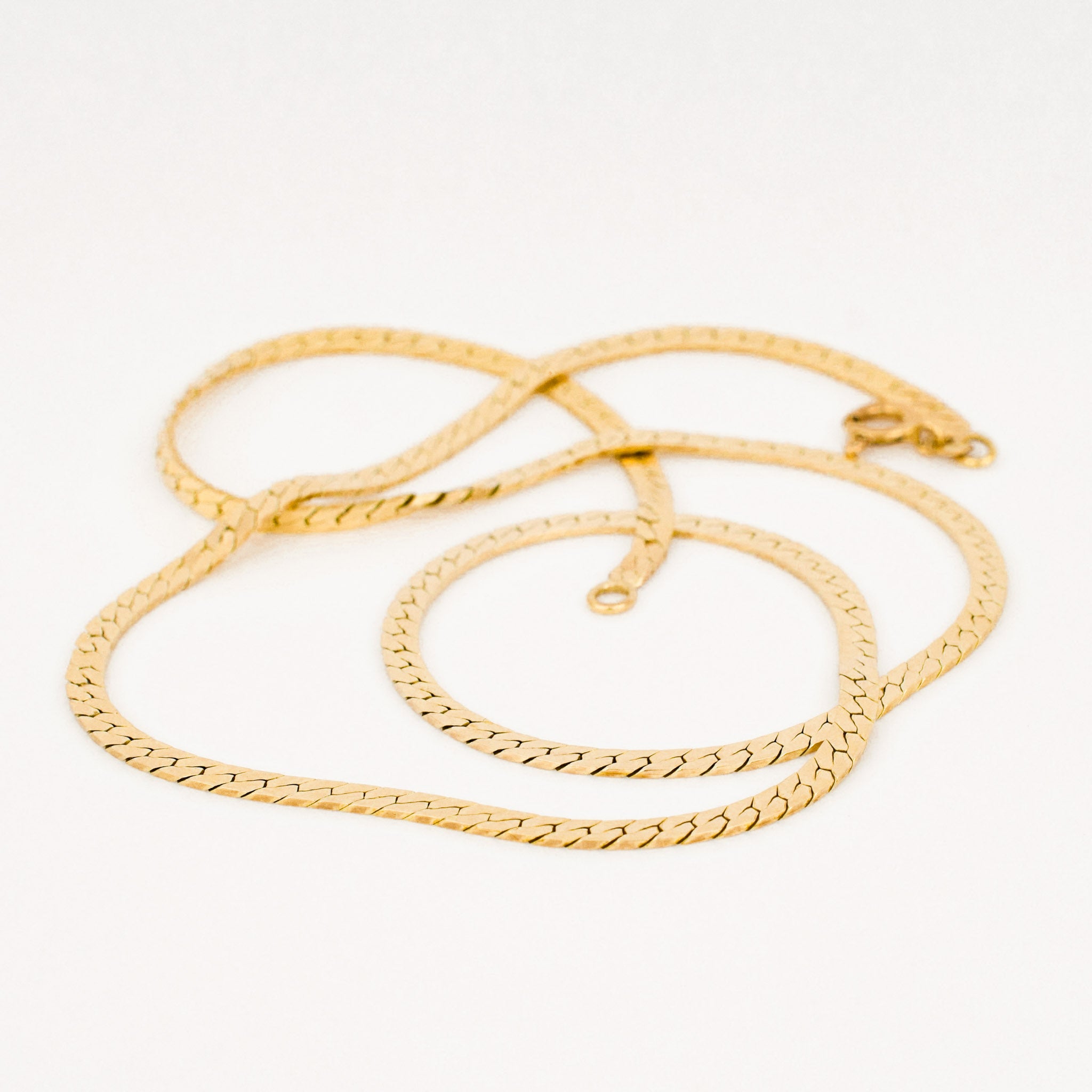 18.25" Herringbone Chain Necklace
