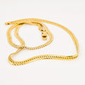 vintage 18k gold herringbone necklace 