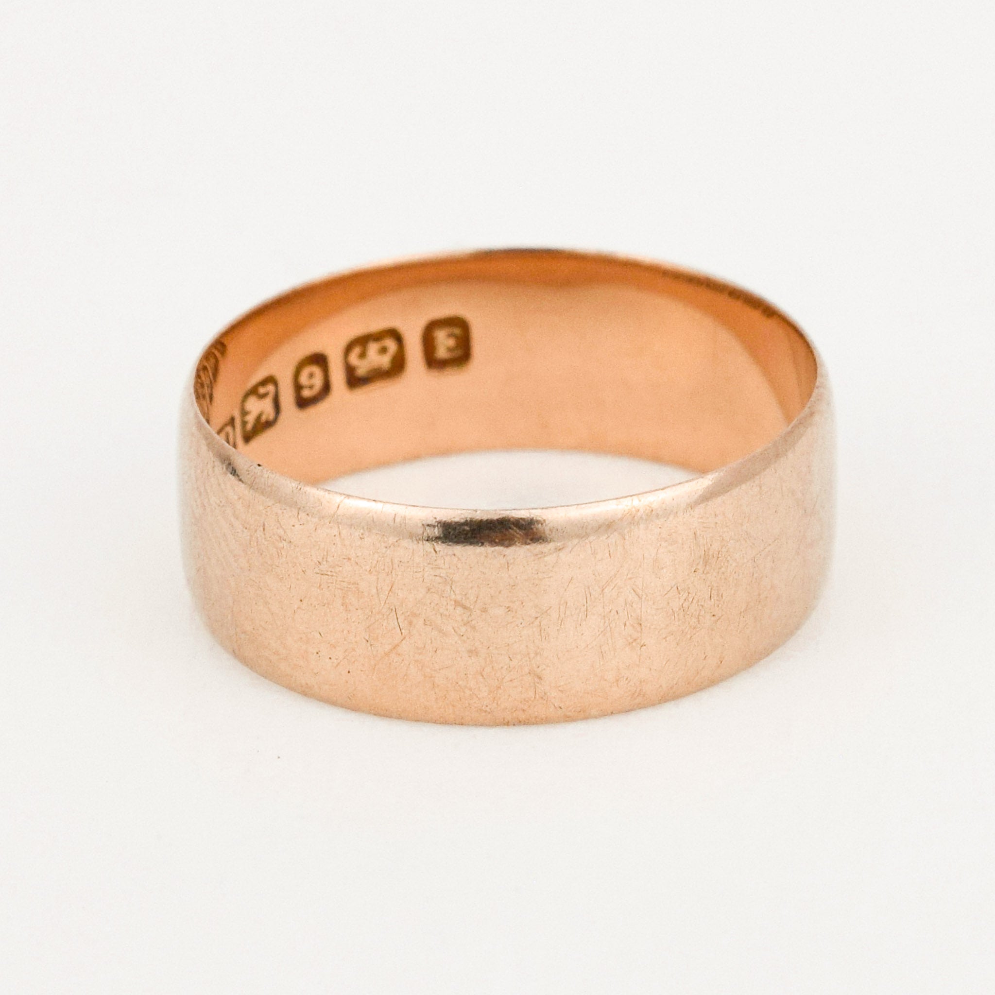wide gold birmingham ring
