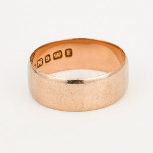 wide gold birmingham ring