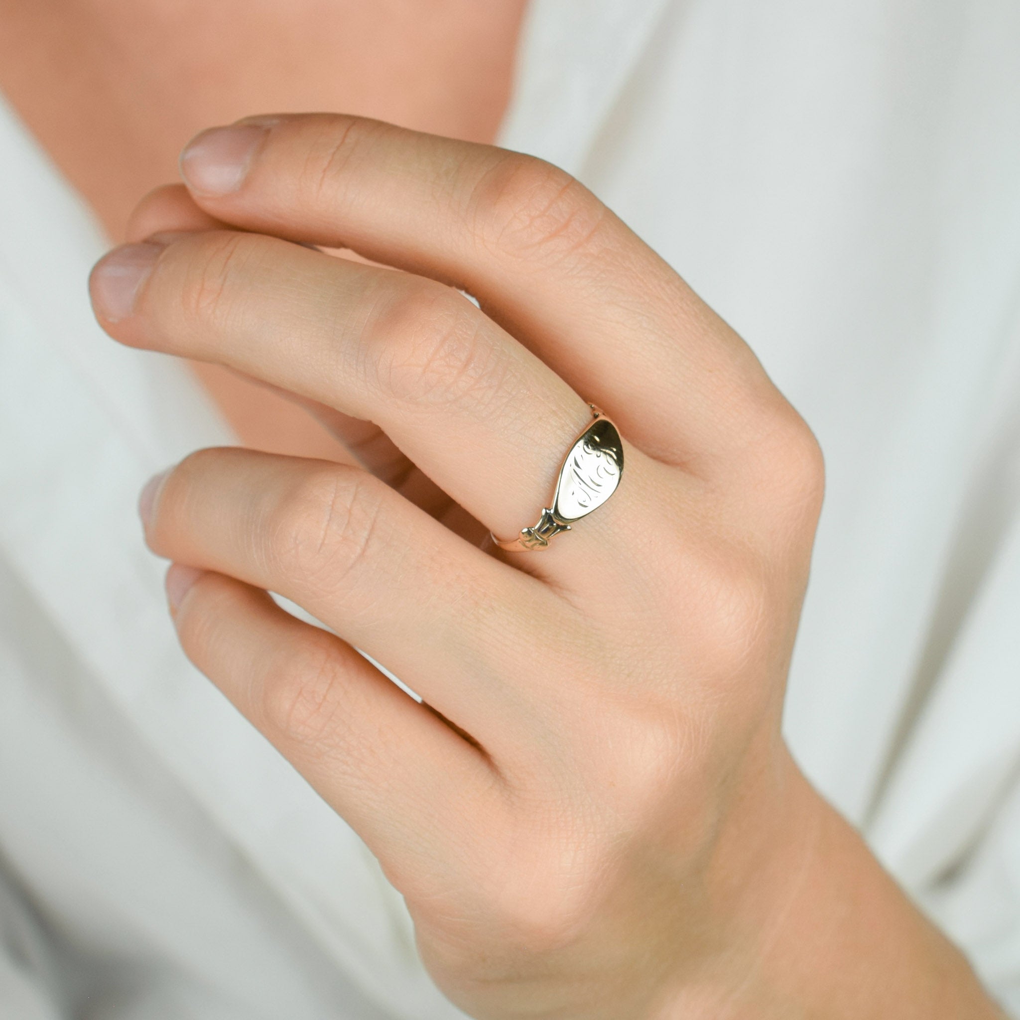 'MS' Signet Ring