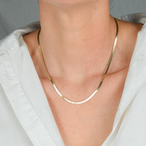 vintage 18.25" Herringbone Chain 