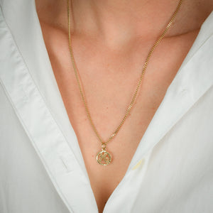 Circular 'M' Charm