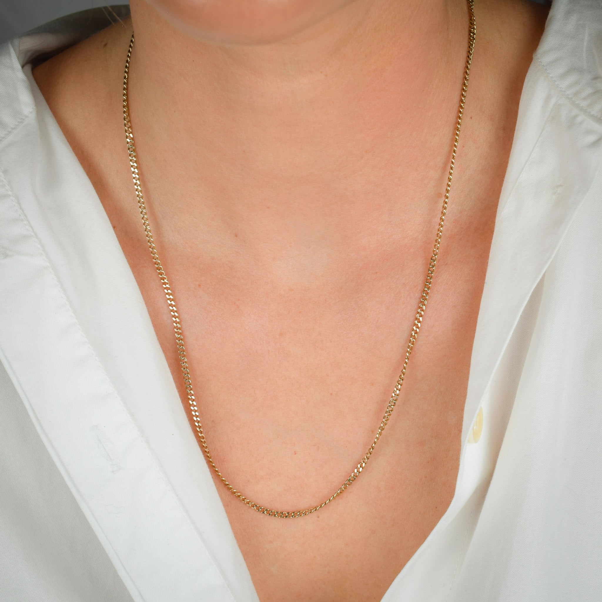 21.75" Curb Chain Necklace