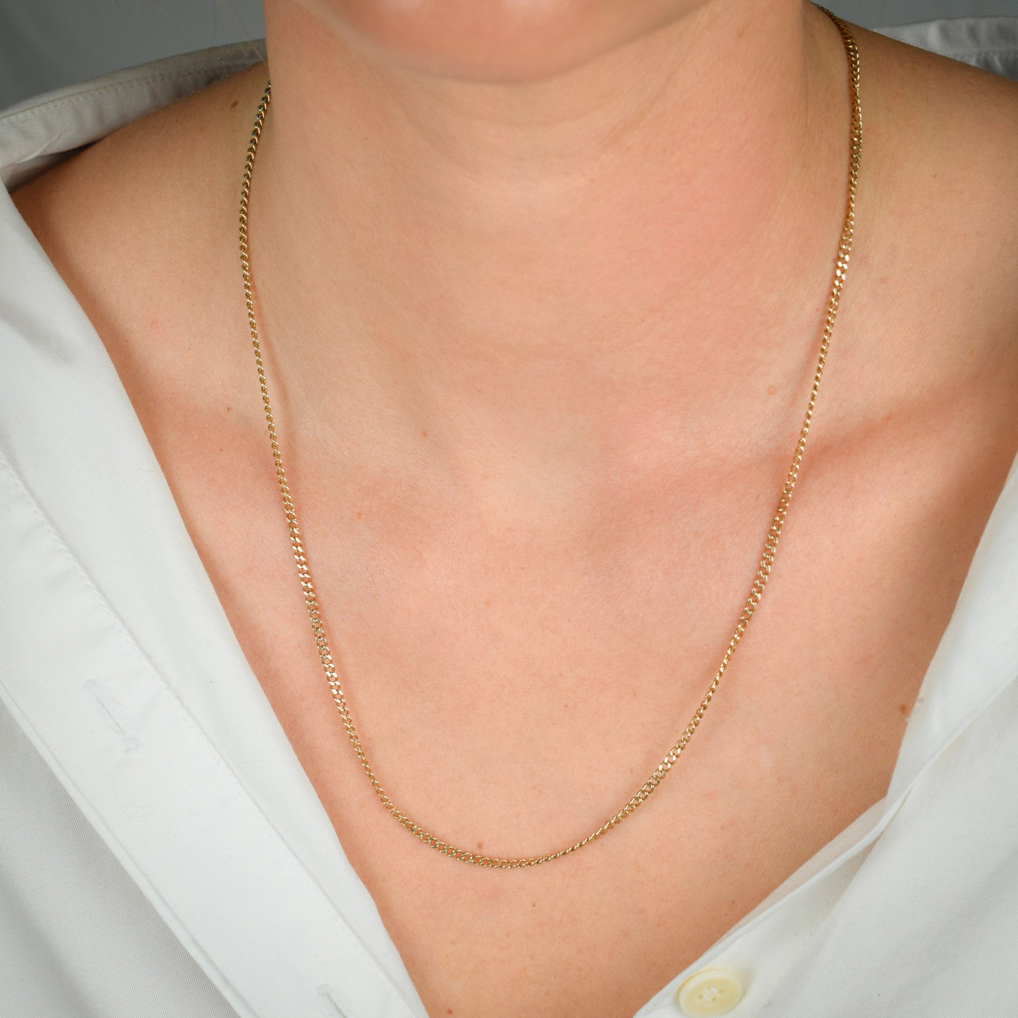 21.75" Curb Chain Necklace