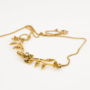 antique seed pearl necklace