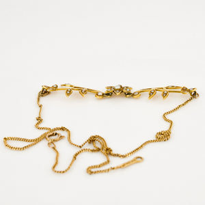 antique seed pearl necklace