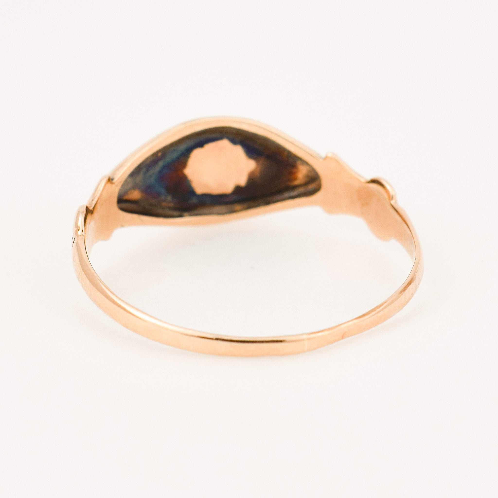 vintage gold signet ring 