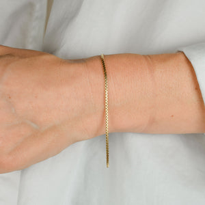vintage gold s-link bracelet 