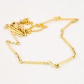custom link gold necklace