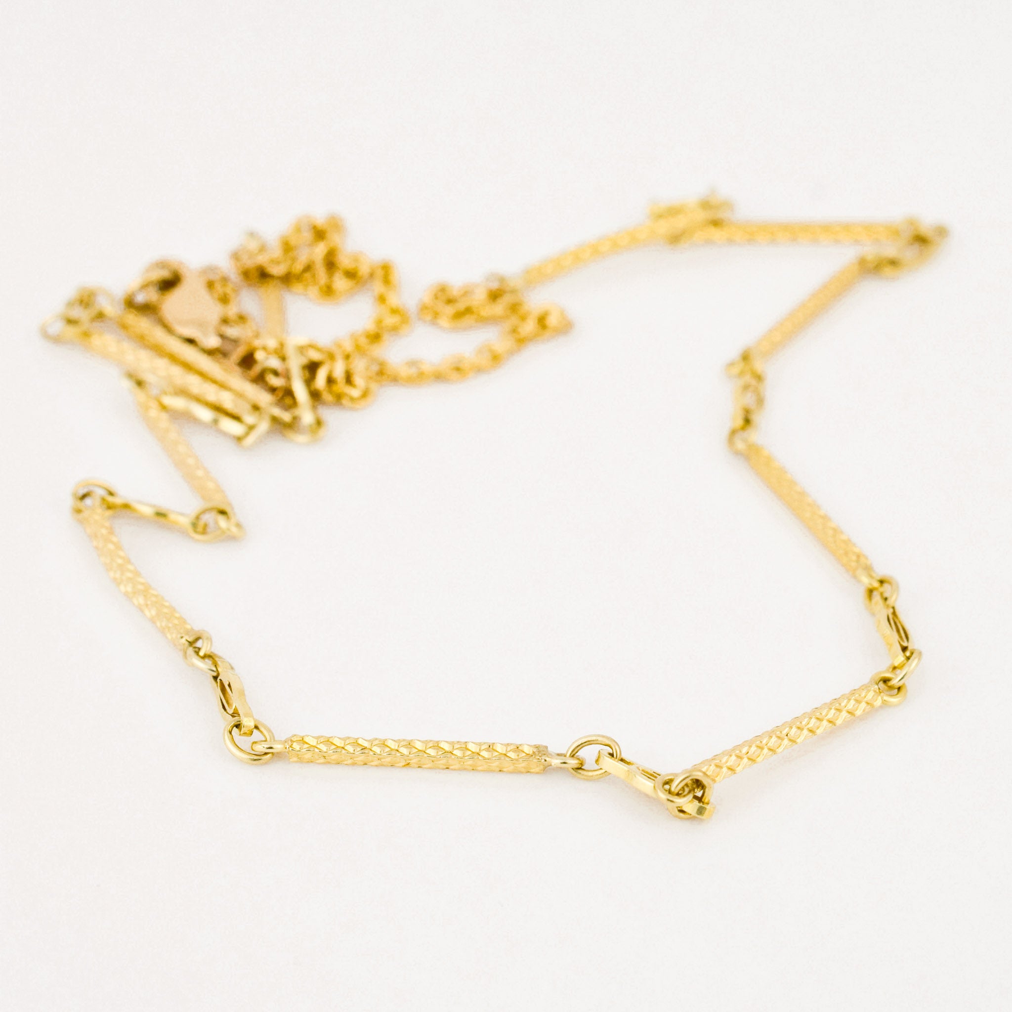 custom link gold necklace
