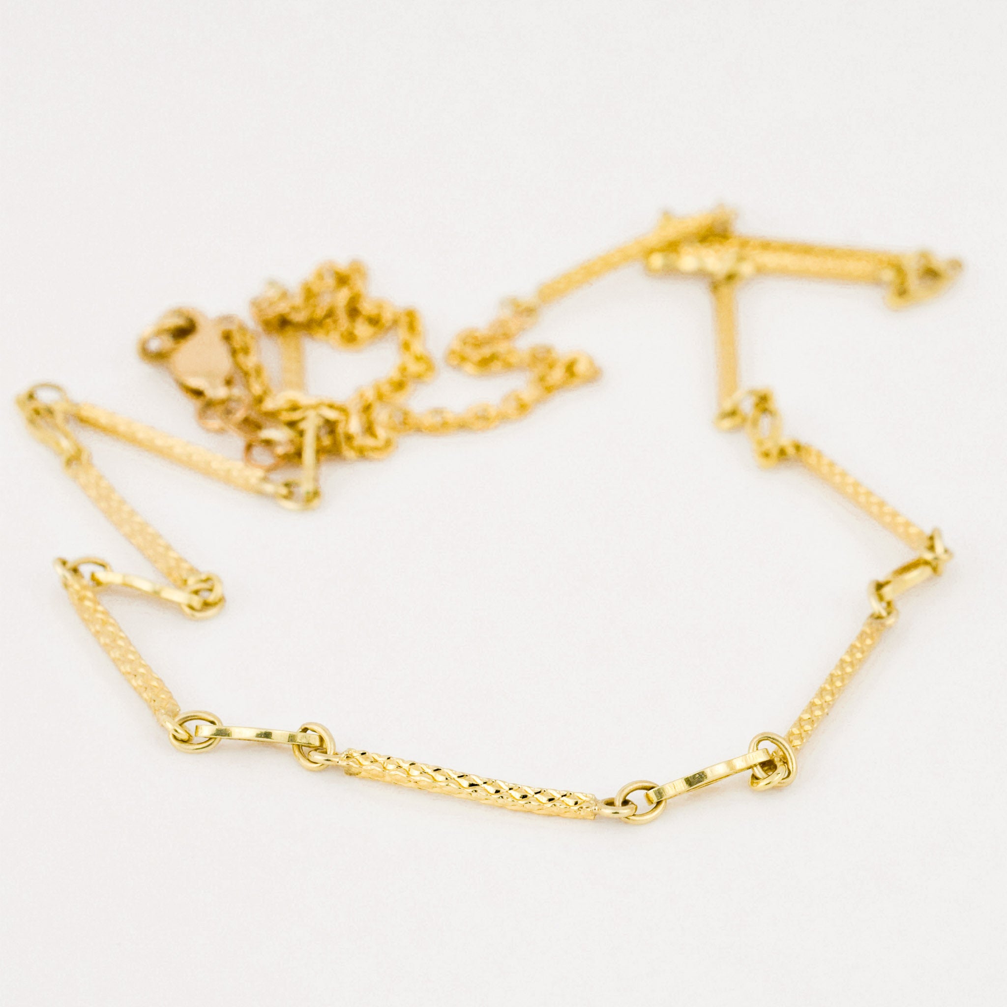 custom link gold necklace