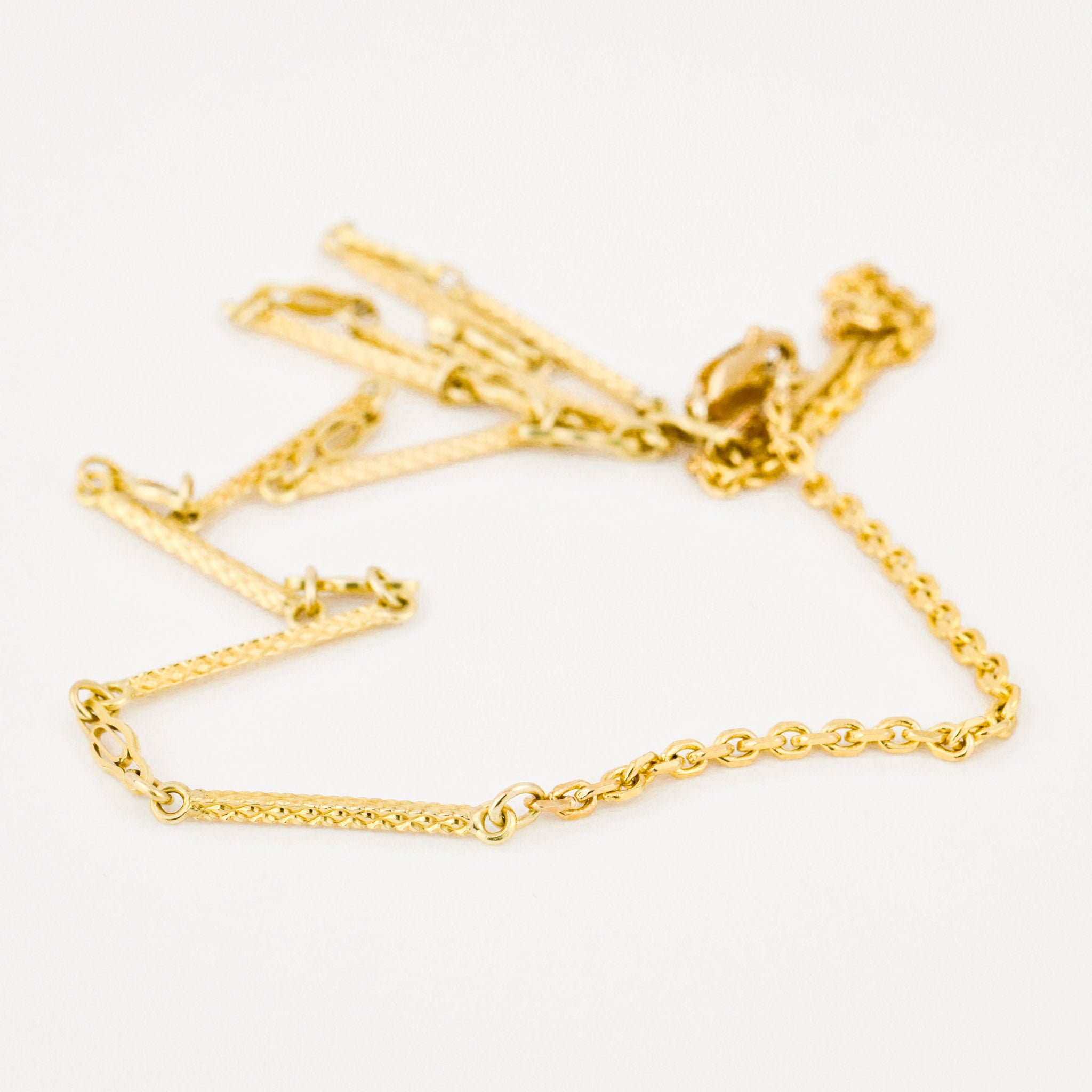 custom link gold necklace