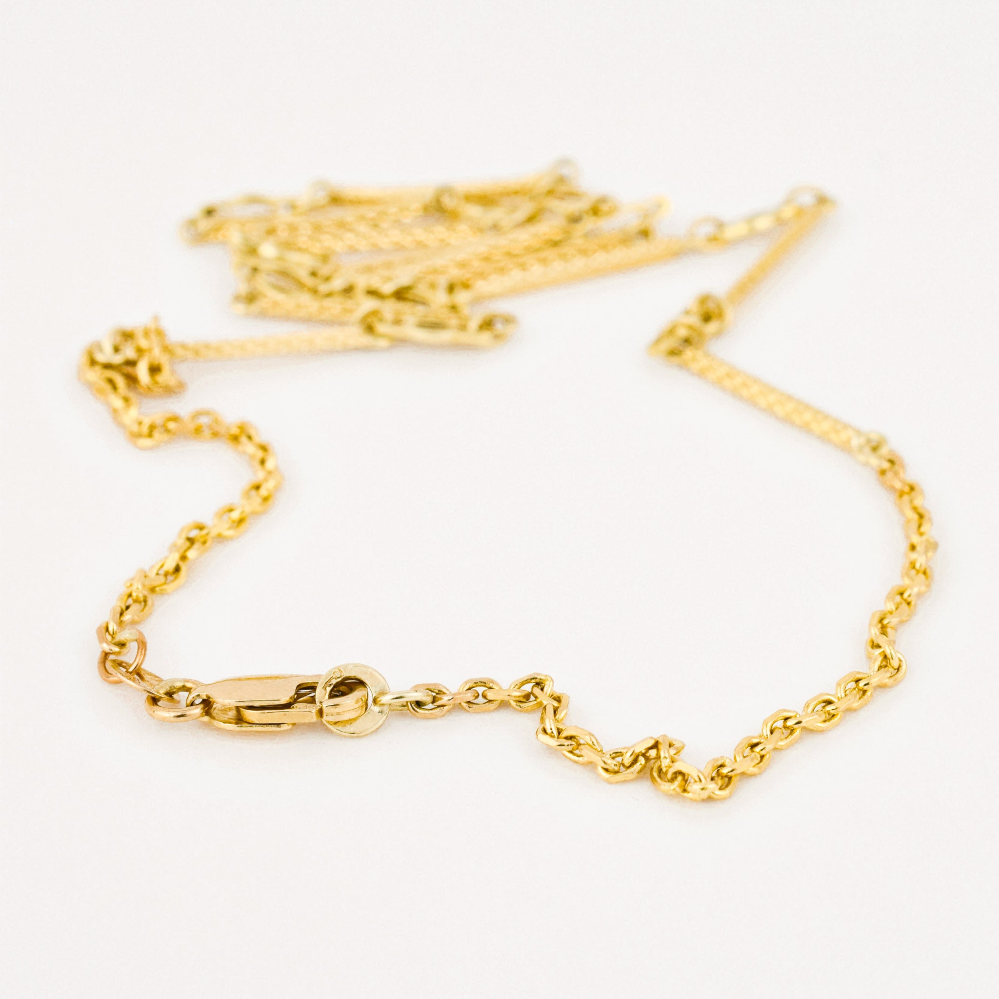 custom link gold necklace