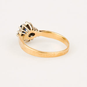 vintage sapphire and diamond ring