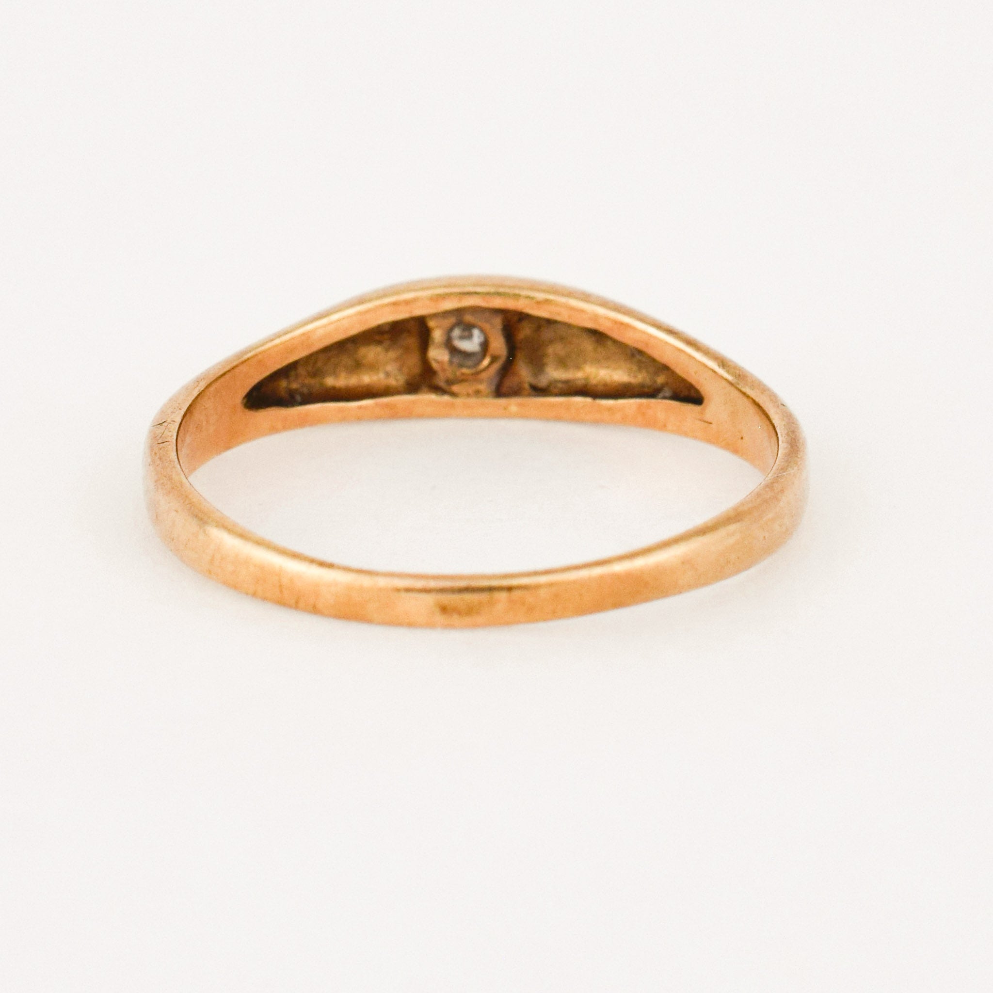vintage dainty starburst set diamond ring