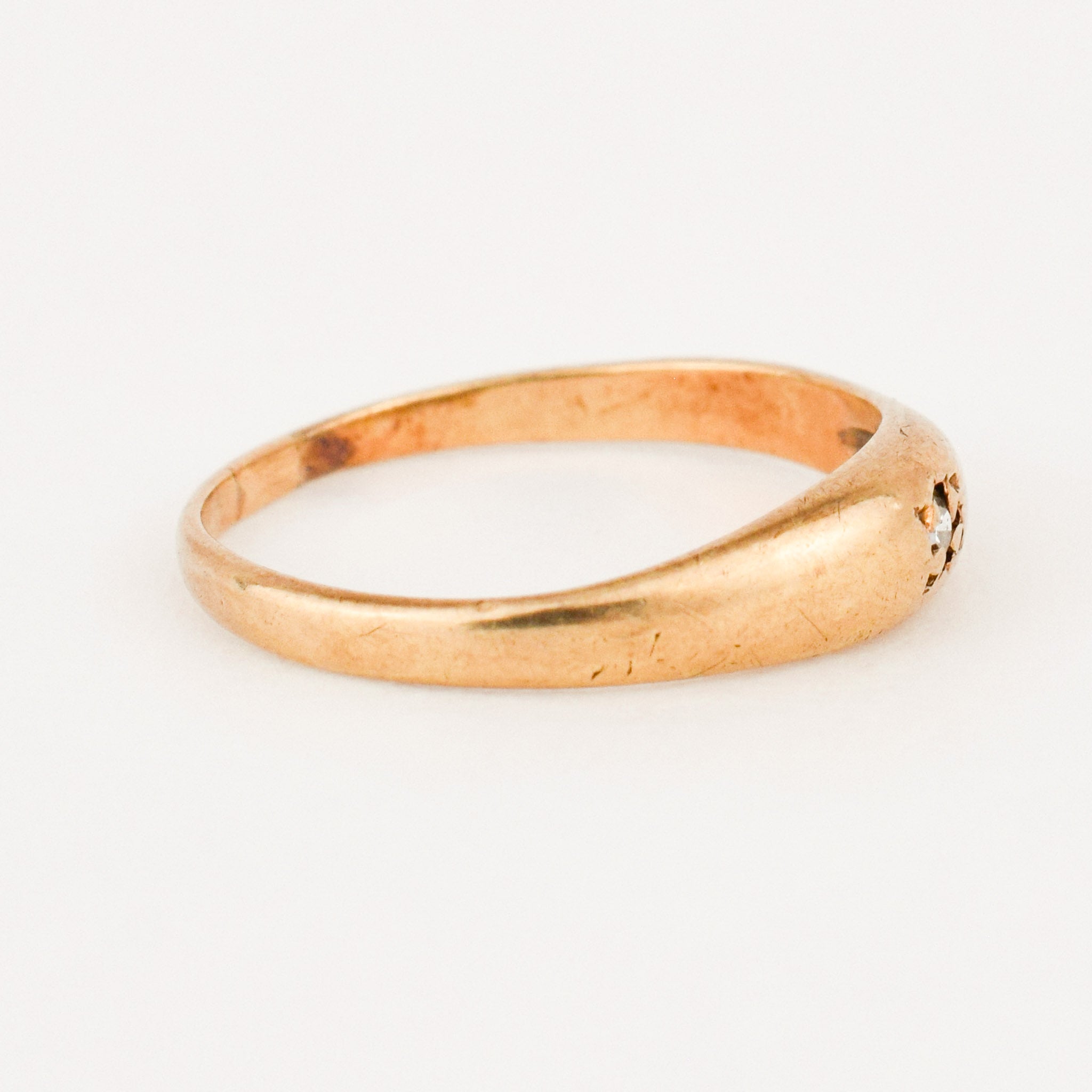vintage dainty starburst set diamond ring