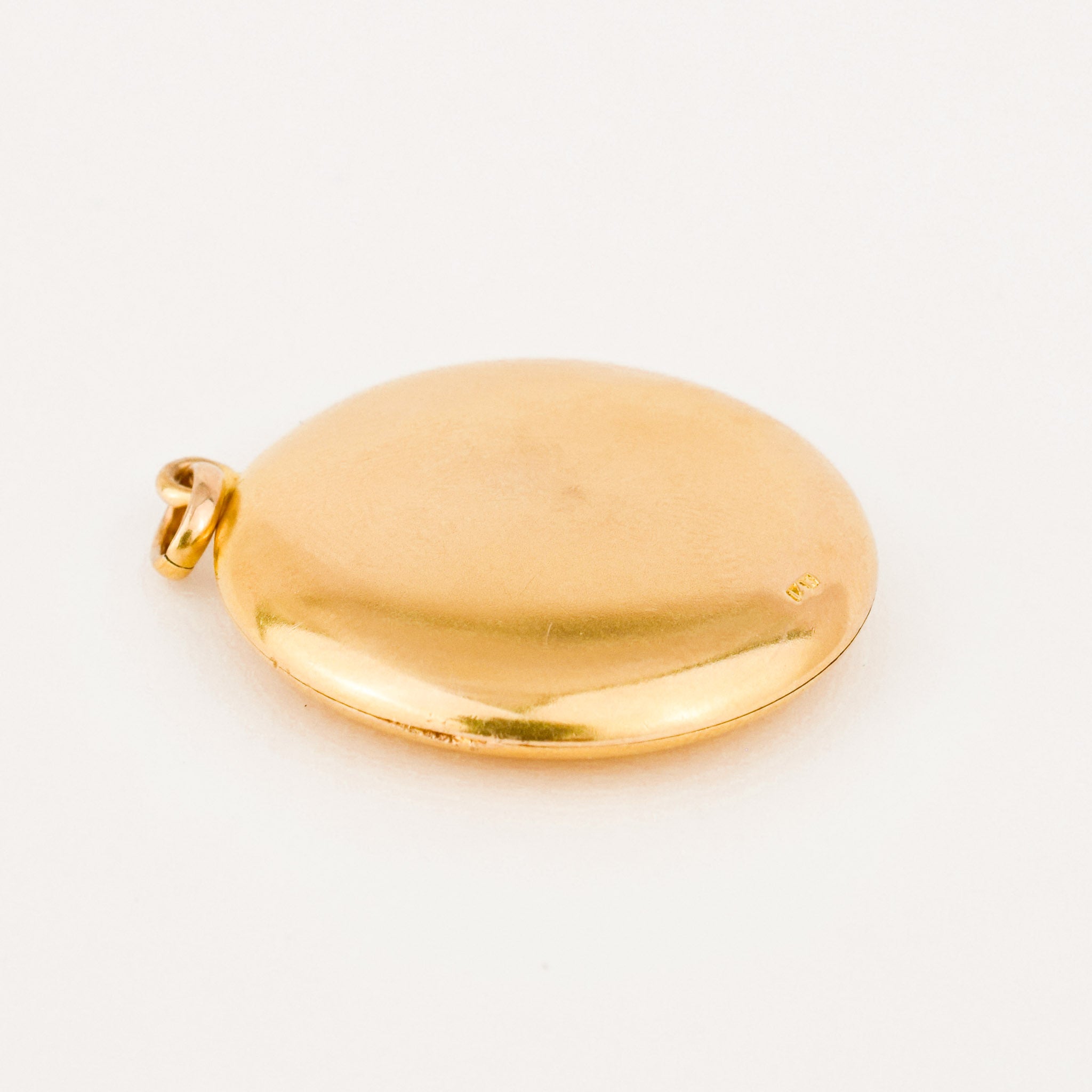 antique 'AD' gold locket
