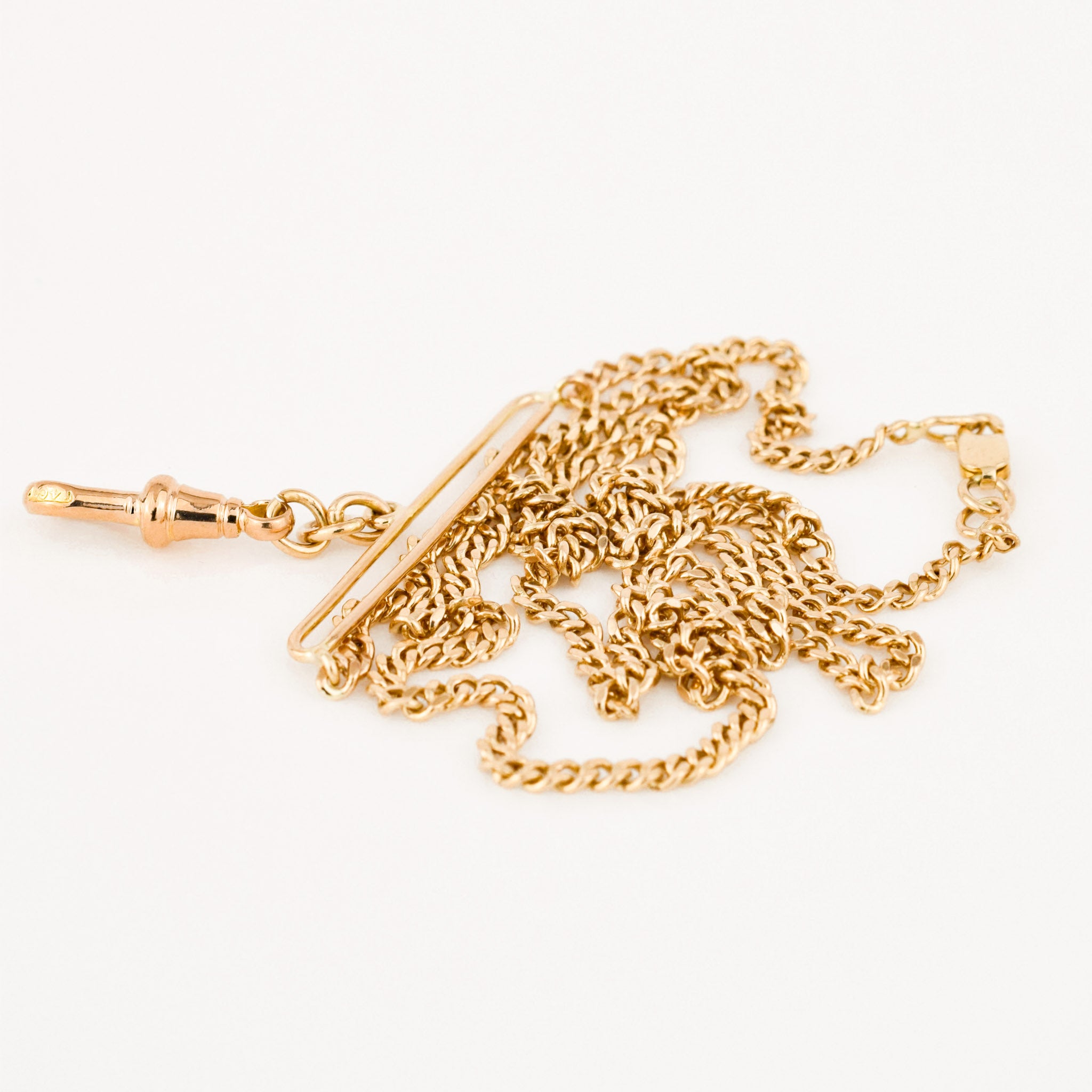 antique conversion 22" Dog Clasp Charm Necklace