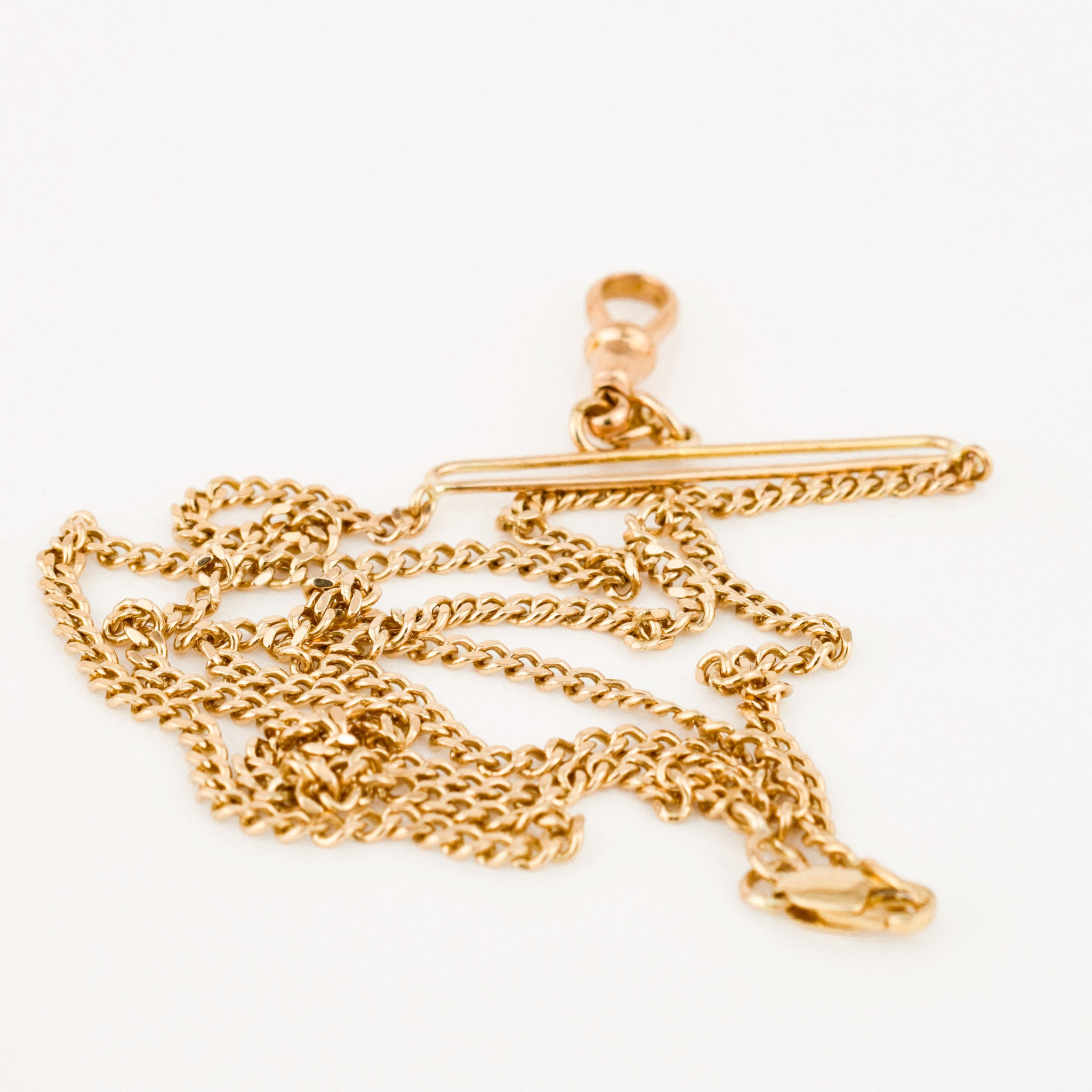 antique conversion 22" Dog Clasp Charm Necklace